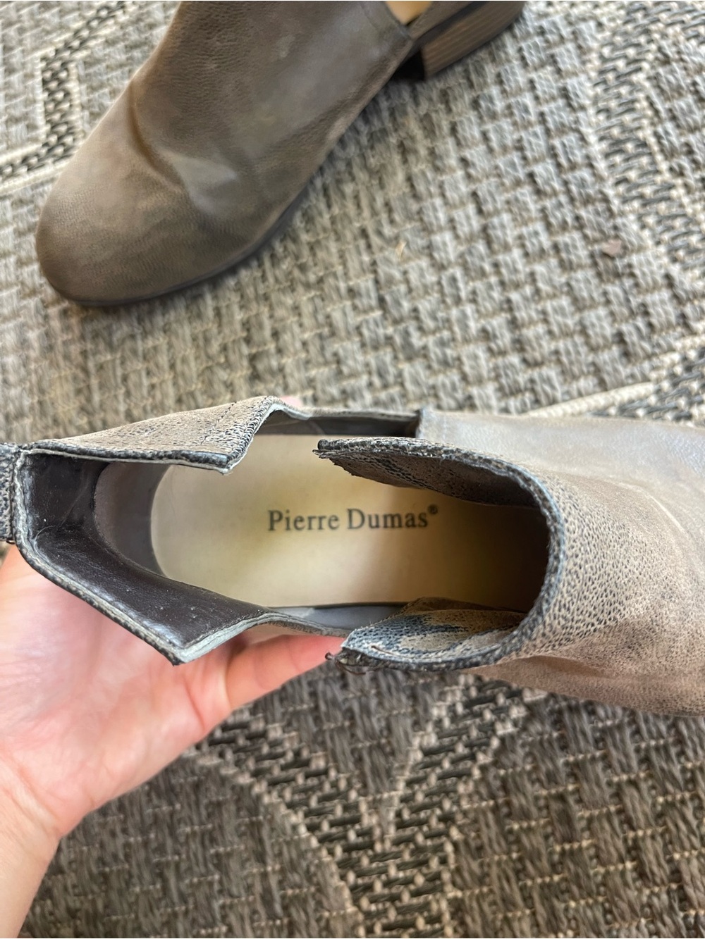 Women’s Pierre Dumas Cutout Ankle Boots - Picture 2 of 6